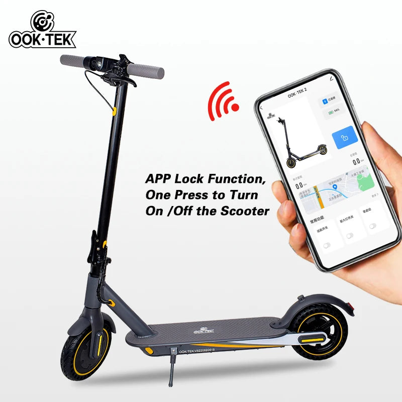 US EU Warehouse 350W Trotinette Electrique E Scooter LED Display Foldable Electric Scooter for Adult