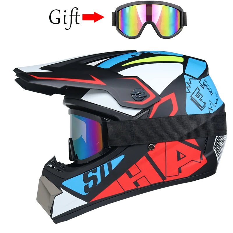 Casque de moto pour enfants, tout-terrain, pour la descente, AM ou DH cross