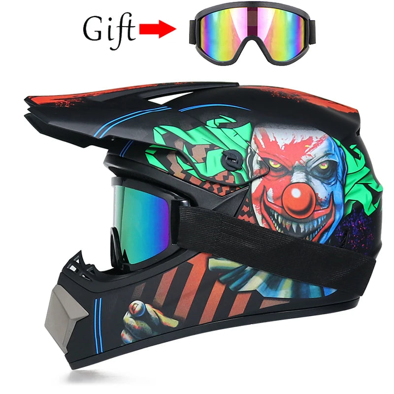 Casque de moto pour enfants, tout-terrain, pour la descente, AM ou DH cross