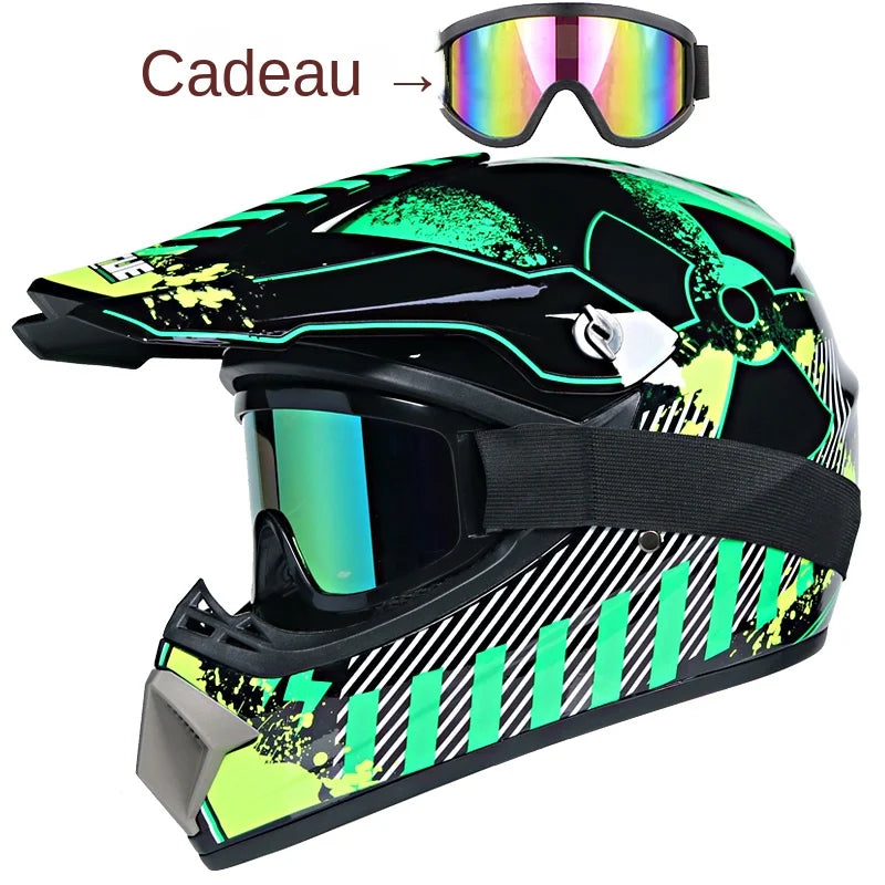 Casque de moto pour enfants, tout-terrain, pour la descente, AM ou DH cross