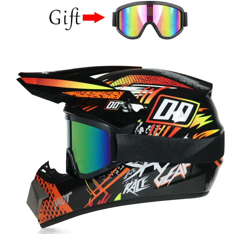 Casque de moto pour enfants, tout-terrain, pour la descente, AM ou DH cross