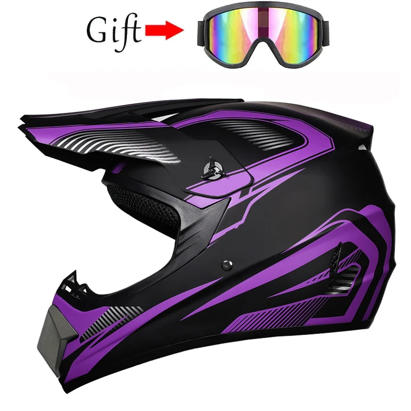 Casque de moto pour enfants, tout-terrain, pour la descente, AM ou DH cross