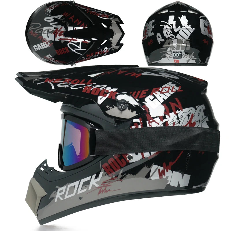 Casque de moto pour enfants, tout-terrain, pour la descente, AM ou DH cross