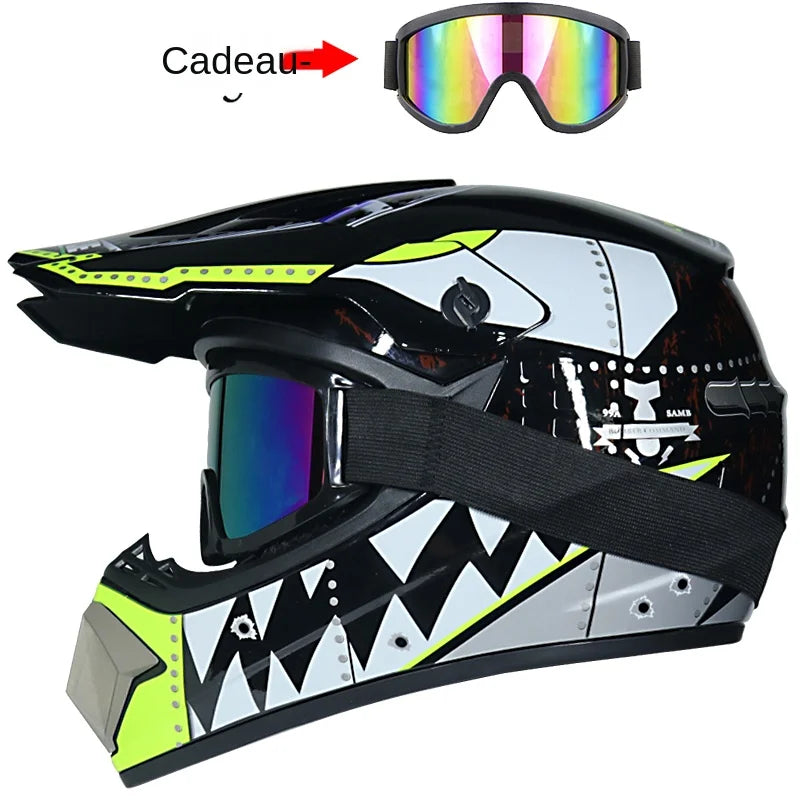 Casque de moto pour enfants, tout-terrain, pour la descente, AM ou DH cross